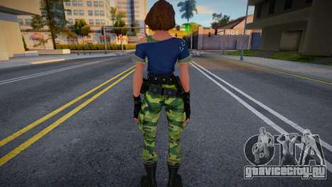 Military Jill Valentine для GTA San Andreas