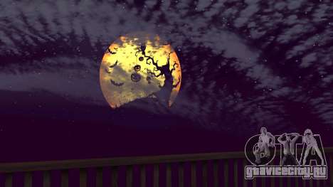 Spooky Halloween Moon для GTA San Andreas