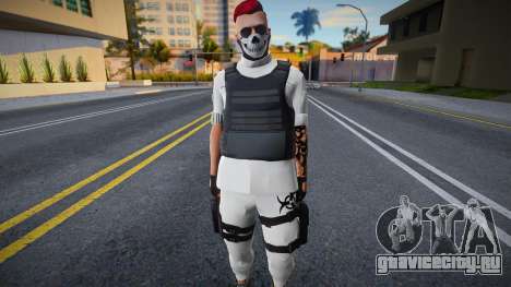 White Gang Skin v1 для GTA San Andreas