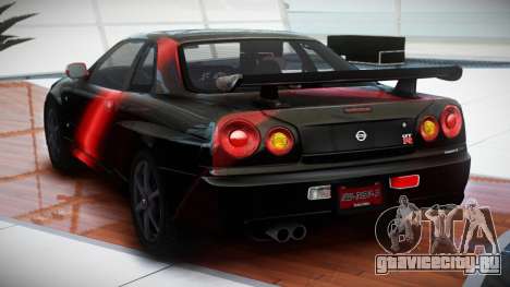 Nissan Skyline R34 X GT-R S7 для GTA 4