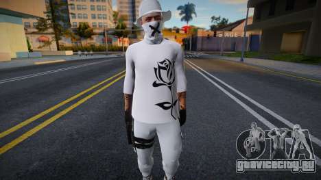 White Gang Skin v5 для GTA San Andreas