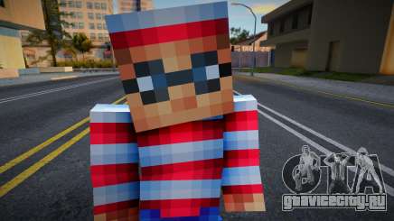 Steve Body Skin v254 для GTA San Andreas