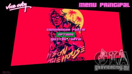 Hotline Miami Menu HD v6 для GTA Vice City