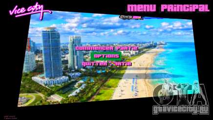 Меню в стиле Nyan Cat для GTA Vice City