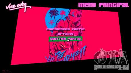 Hotline Miami Menu HD v8 для GTA Vice City