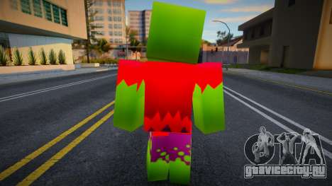 Minecraft Skin HD v8 для GTA San Andreas