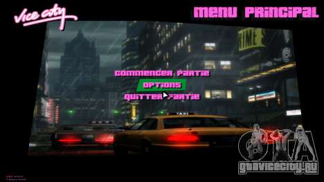 GTA IV Menu - Backgrounds 3 для GTA Vice City