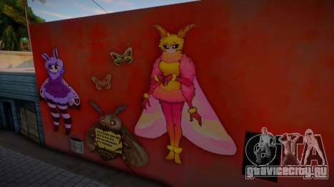 Halano the Smart Moth Mural для GTA San Andreas