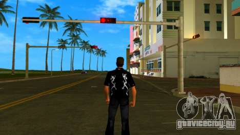 Dragon Shirt Black для GTA Vice City