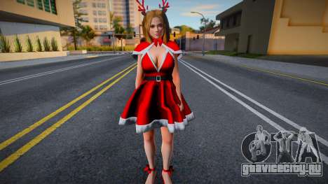 DOAXFC Tina Armstrong - FC Christmas Dress v1 для GTA San Andreas