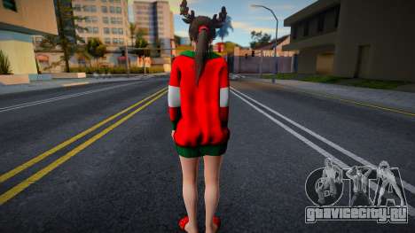 DOAXFC Sayuri - FC Christmas Present Sweater Dr для GTA San Andreas
