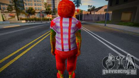Zombie Clown SA Style для GTA San Andreas