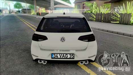 Volkswagen Golf R 7.5 для GTA San Andreas