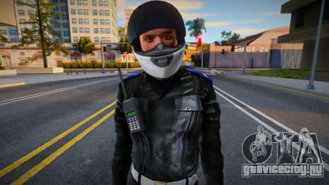 POLICJA - Policjant WRD - Sekcja Motocyklowa для GTA San Andreas