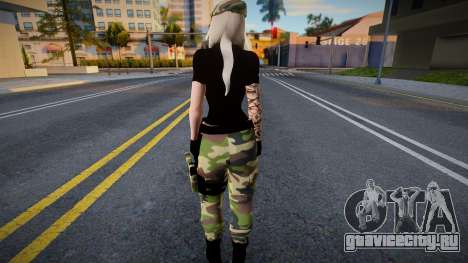 Girl Soldier для GTA San Andreas