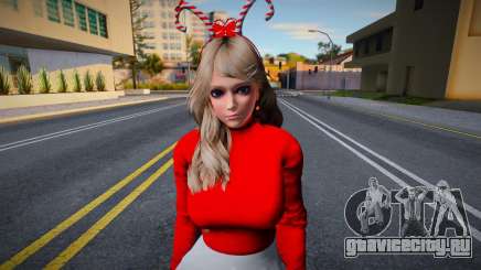 DOAXFC Amy - FC Christmas Dress VI v1 для GTA San Andreas