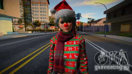 DOAXFC Tamaki - FC Crop Sweater Xmas v3 для GTA San Andreas