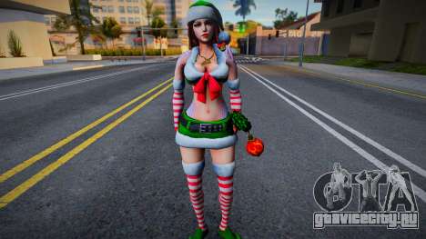 Mujer en navidad 1 для GTA San Andreas