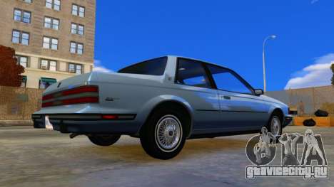 Buick Century Limited 2 Portas 1986 для GTA 4