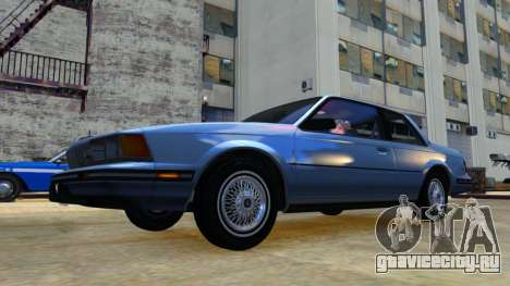 Buick Century Limited 2 Portas 1986 для GTA 4