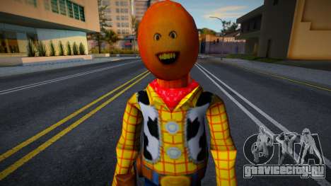 Annoying Orange (with Woody Costume) для GTA San Andreas