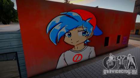 Mural Anime Boyfriend для GTA San Andreas