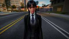 Wednesday Addams - Nevermore Uniform для GTA San Andreas