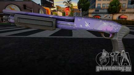 Purple Birds Chromegun для GTA San Andreas