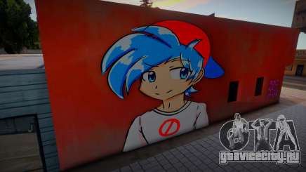 Mural Anime Boyfriend для GTA San Andreas