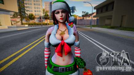 Mujer en navidad 1 для GTA San Andreas