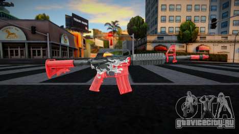 Красочный M4 HD 2 для GTA San Andreas