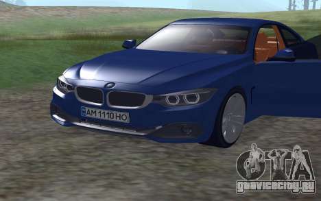 BMW 435i 2014 для GTA San Andreas