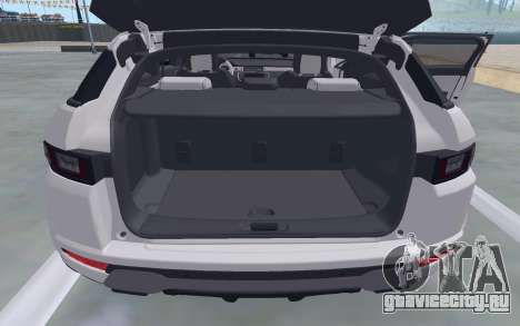 Range Rover Evoque Coupe для GTA San Andreas
