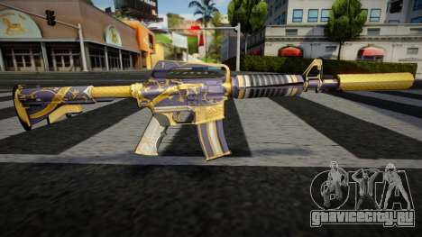 Gold Dragon M4 для GTA San Andreas
