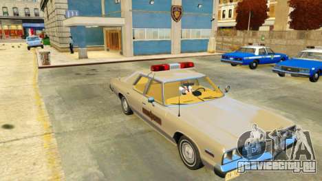 Plymouth Fury 1974 Illinois State Police для GTA 4