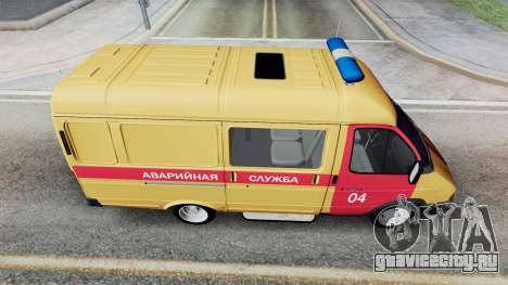 ГАЗ-3221 ГАЗель Аварийная Служба 2002 для GTA San Andreas