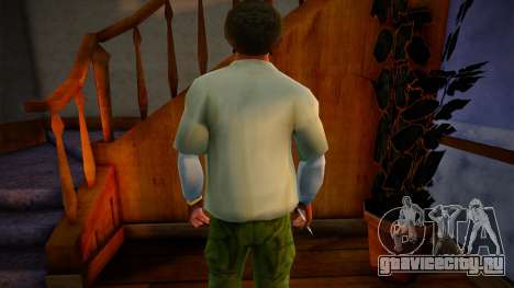 Unbuttoned Short Sleeve with Layer для GTA San Andreas