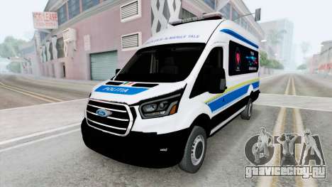 Ford Transit Van L4H3 Politia (V363) 2021 для GTA San Andreas