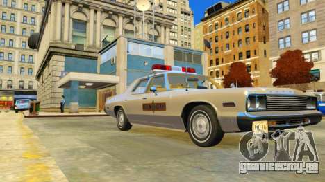 Plymouth Fury 1974 Illinois State Police для GTA 4