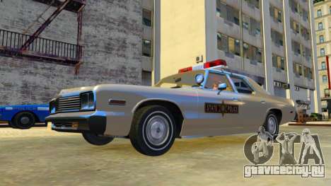 Plymouth Fury 1974 Illinois State Police для GTA 4