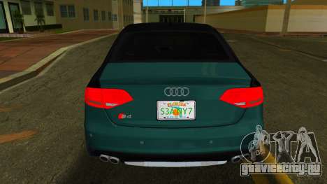 Audi S4 (B8) 2010 (Florida Plate) для GTA Vice City