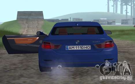 BMW 435i 2014 для GTA San Andreas