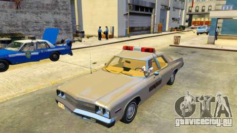 Plymouth Fury 1974 Illinois State Police для GTA 4