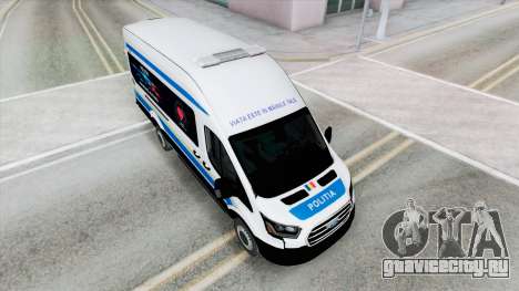 Ford Transit Van L4H3 Politia (V363) 2021 для GTA San Andreas