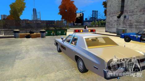 Plymouth Fury 1974 Illinois State Police для GTA 4