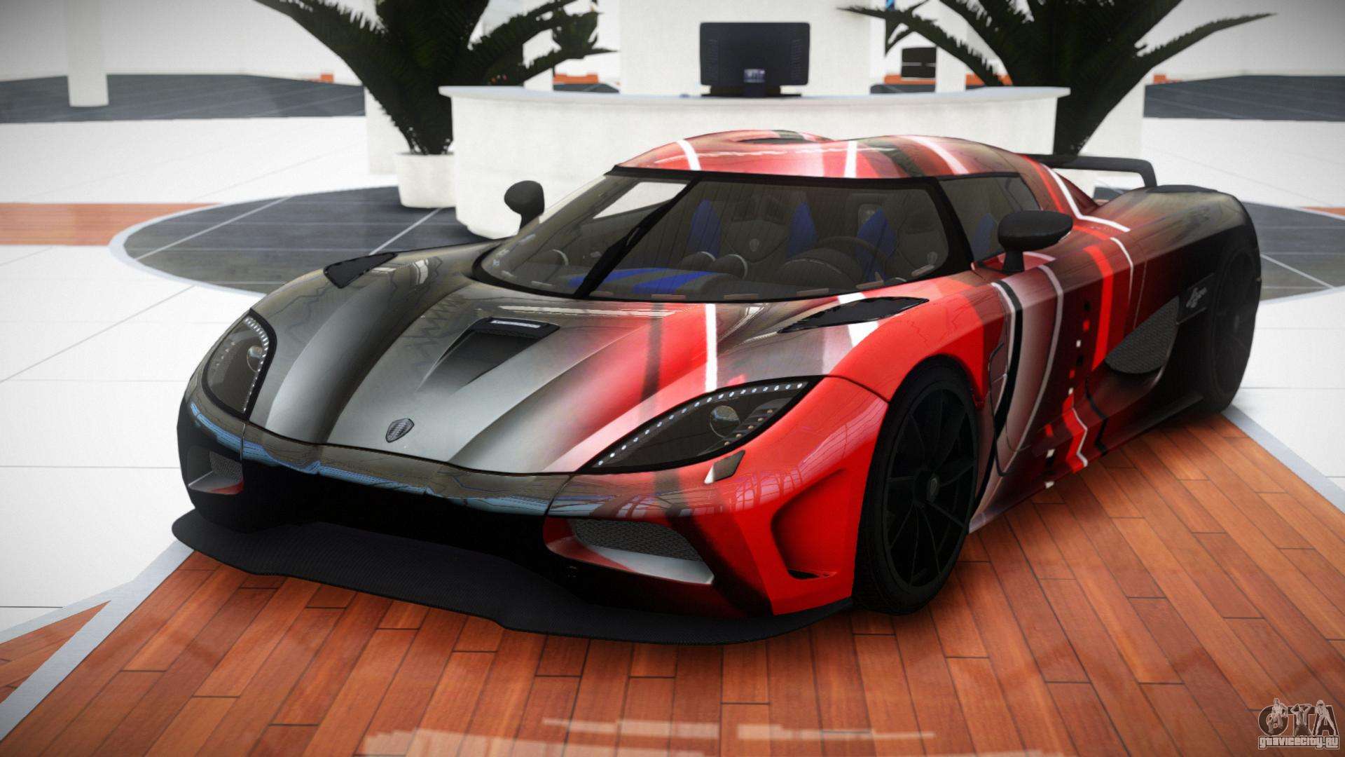 Машина Koenigsegg Agera r фиолетовый