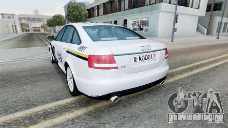 Audi A6 Sedan China Police (C6) 2005 для GTA San Andreas