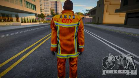 HD Fireman From GTA V для GTA San Andreas