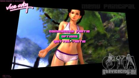 Dead Or Alive HD Sexy Menu 2 для GTA Vice City