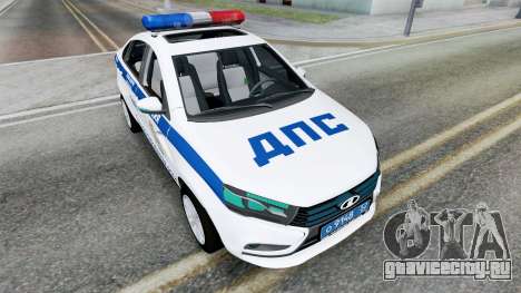 Lada Vesta Police (GFL) 2015 для GTA San Andreas